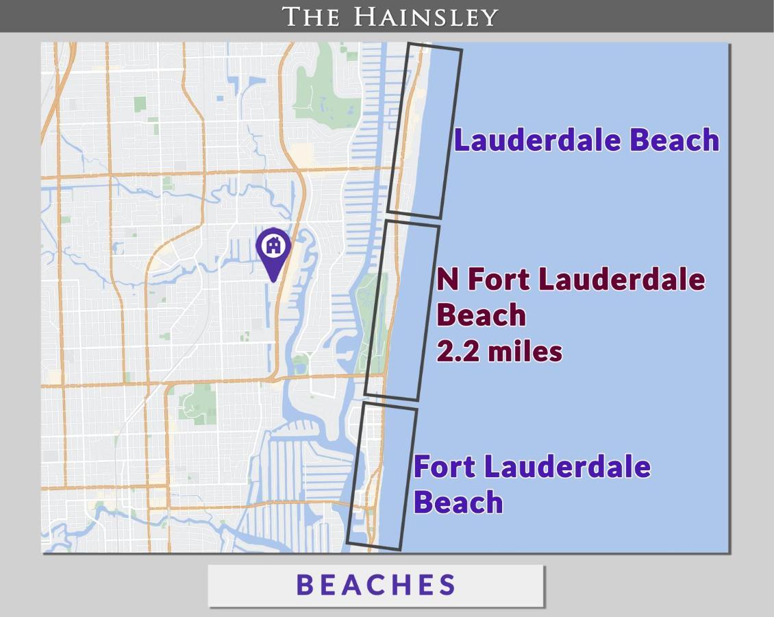 Hainsley Apartments On 18Th St Fort Lauderdale Extérieur photo